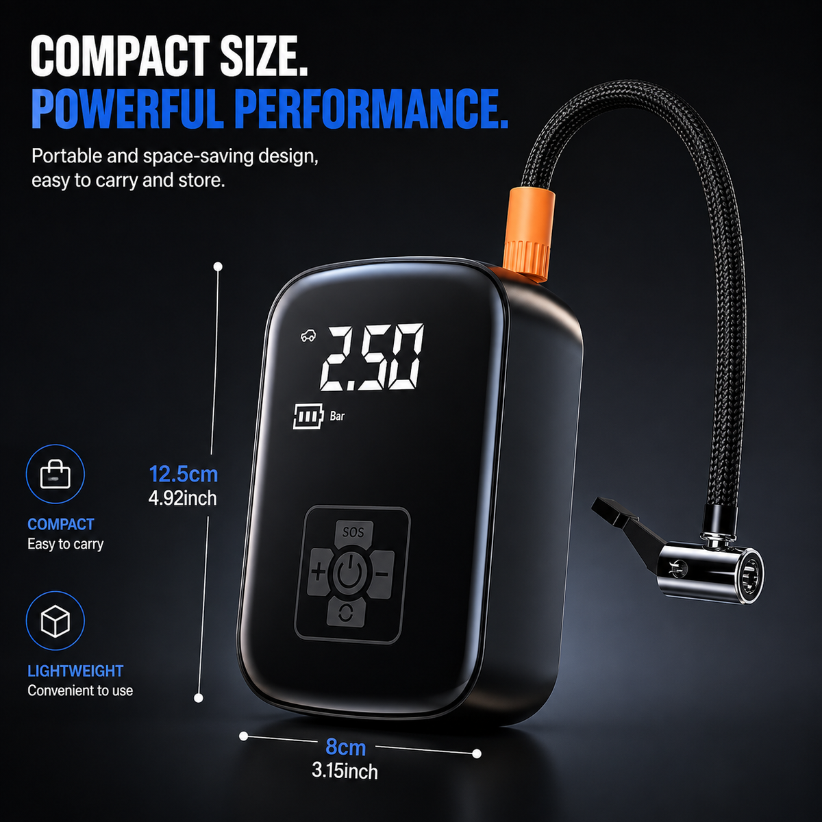 Wireless Compact Tire Inflator